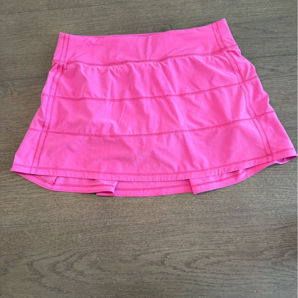 Lululemon Pace Rival Tennis Skirt Mid Rise Pink Size 8